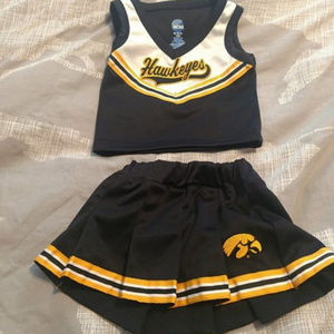 Infant Hawkeye Cheerleader outfit 12 months